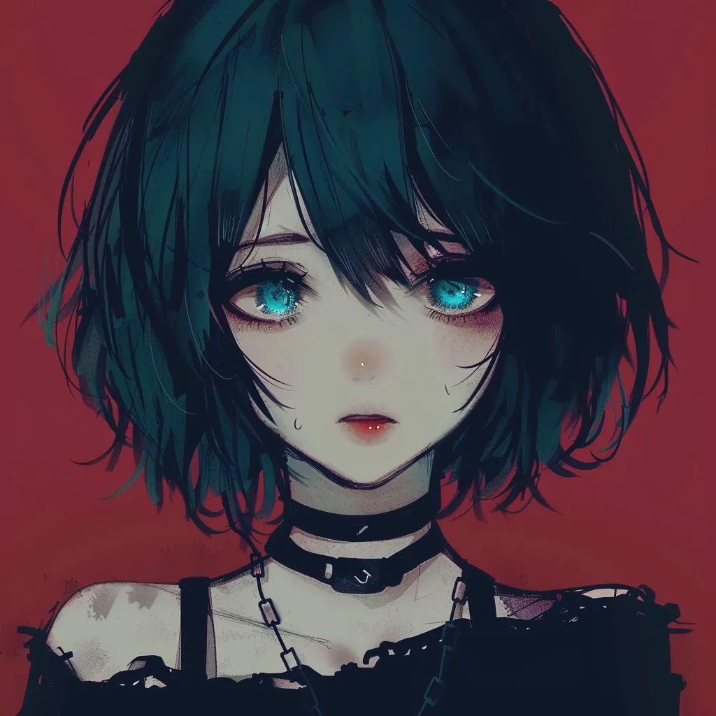 cute anime pfp emo