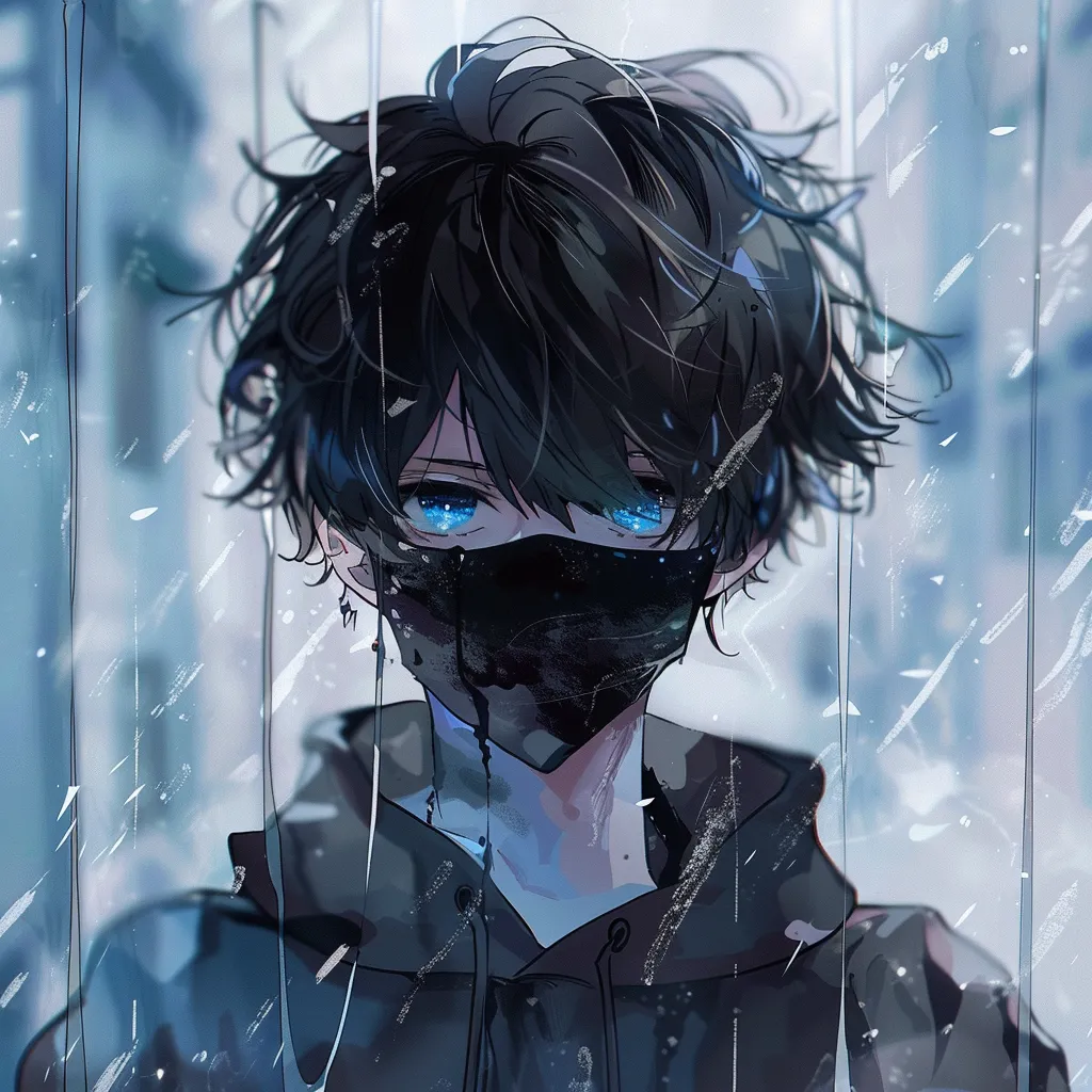 sick anime pfp cold, yato, rain, joker, winter