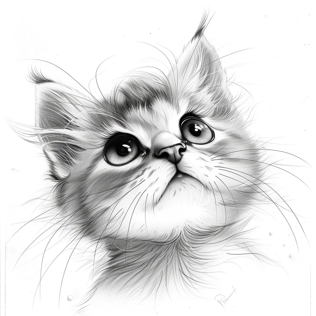 cute cat pfp drawing