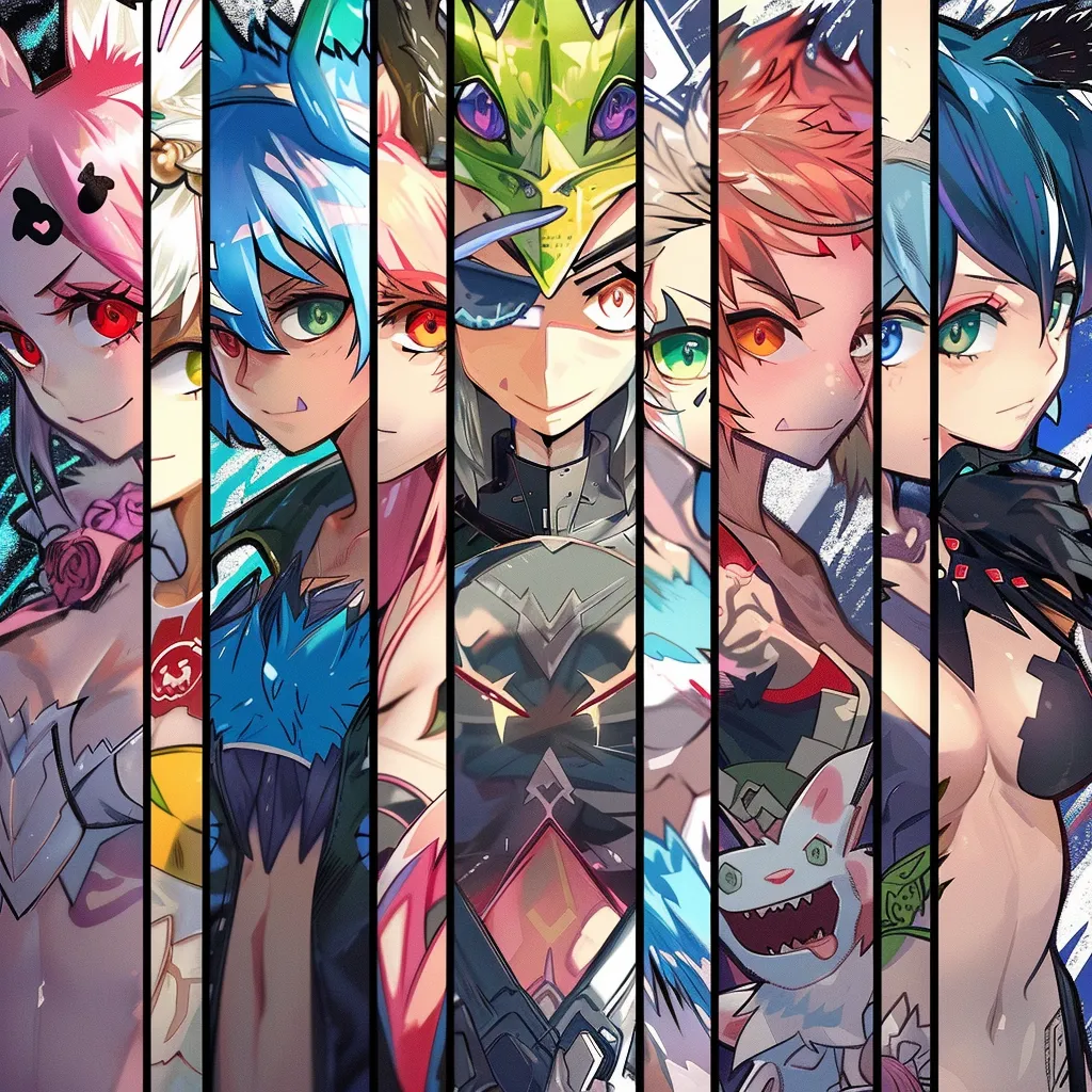 custom anime pfp yugioh, characters, hatsune, wallpaper, eyes