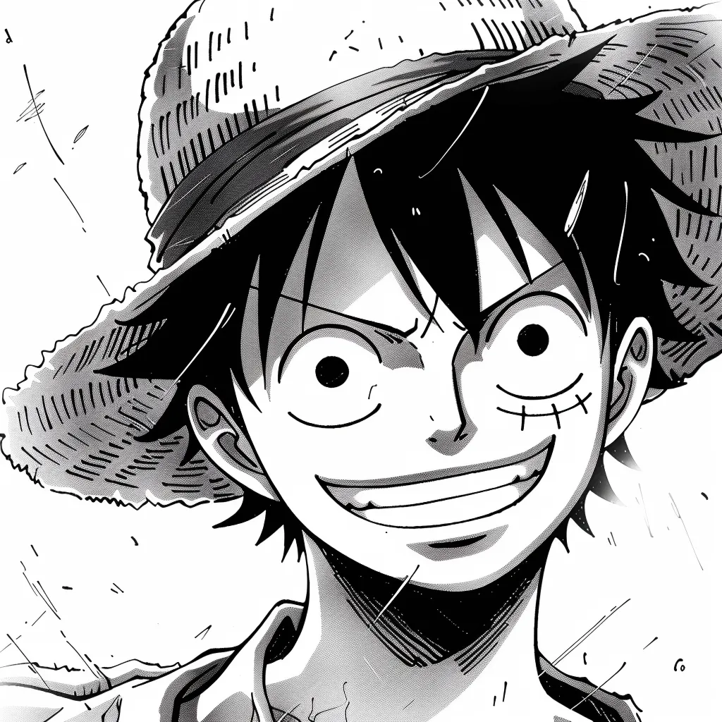 luffy manga panel pfp