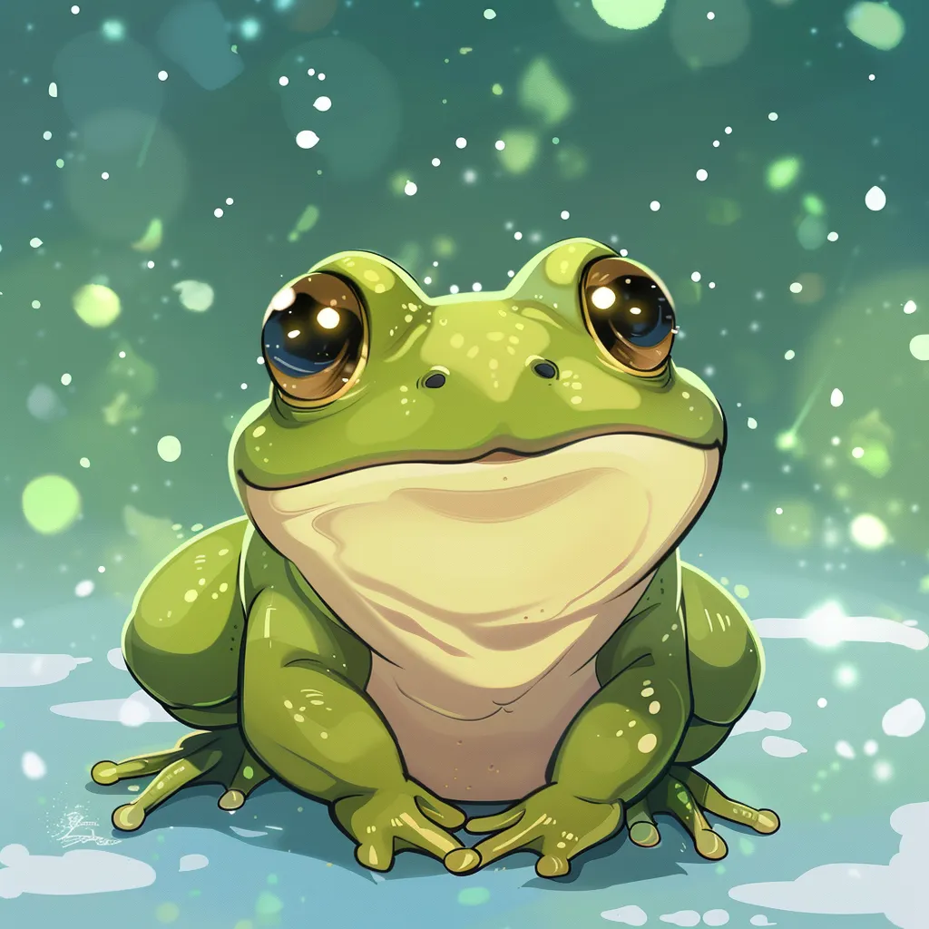 cute frog pfp cartoon