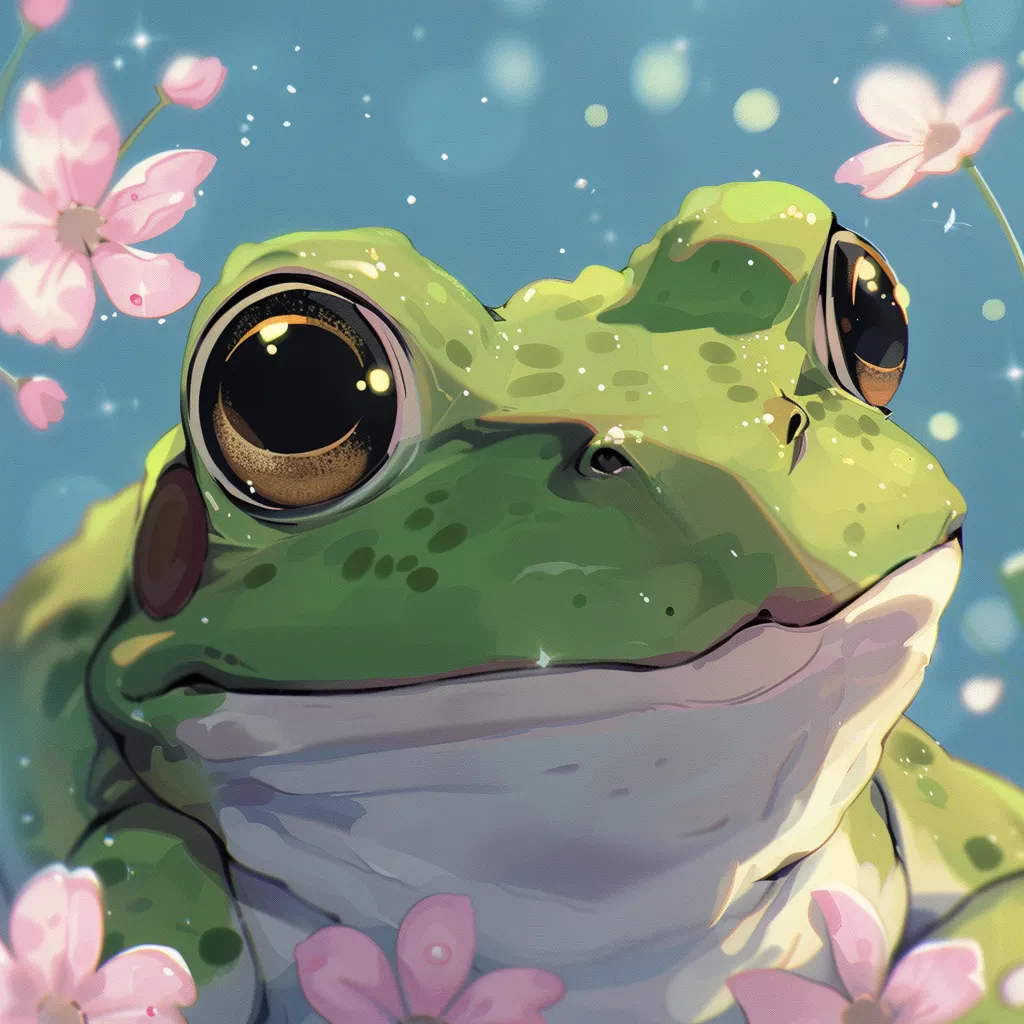 cute frog pfp aesthetic