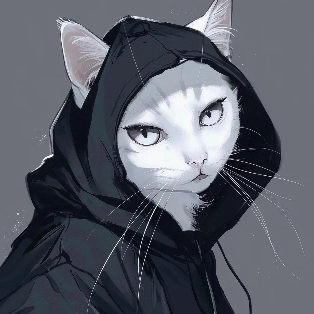 pfp aesthetic pinterest hoodie, cat, kuromi, kitty, felix