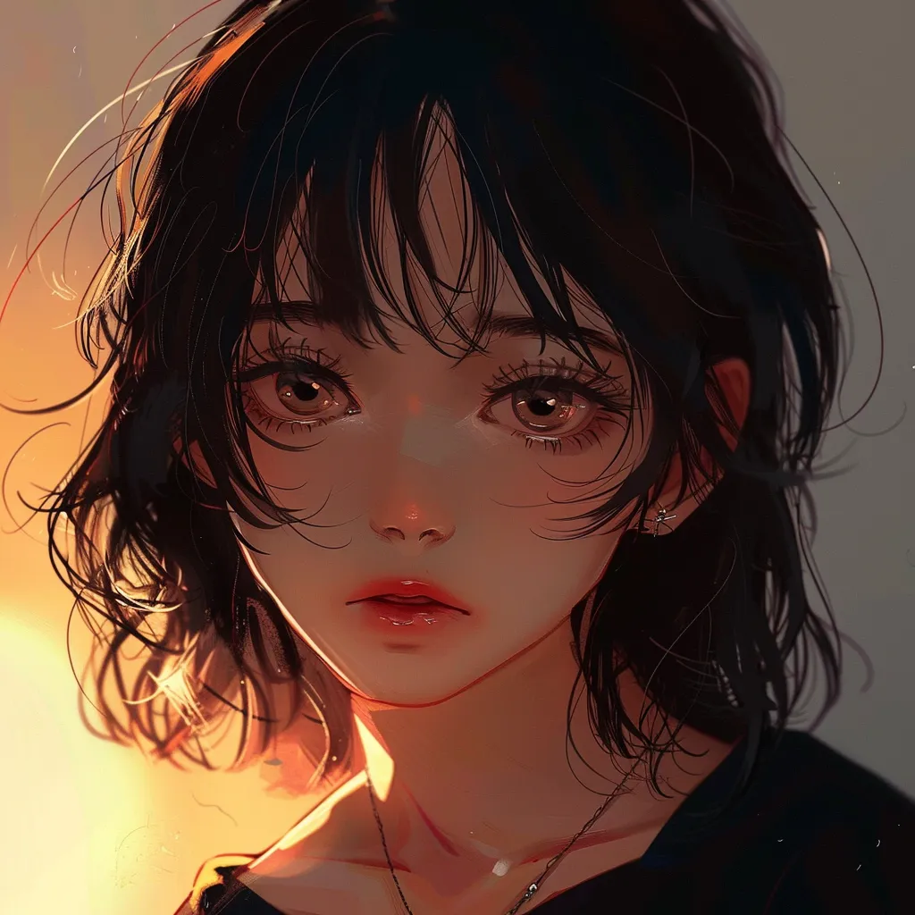 anime pfp instagram study, tear, girl, lofi, unknown