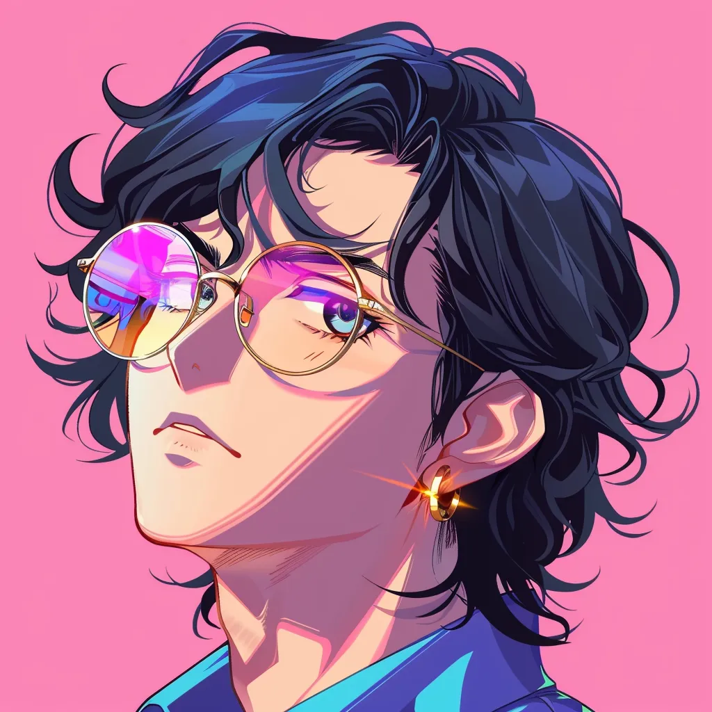 gay cartoon pfp anime