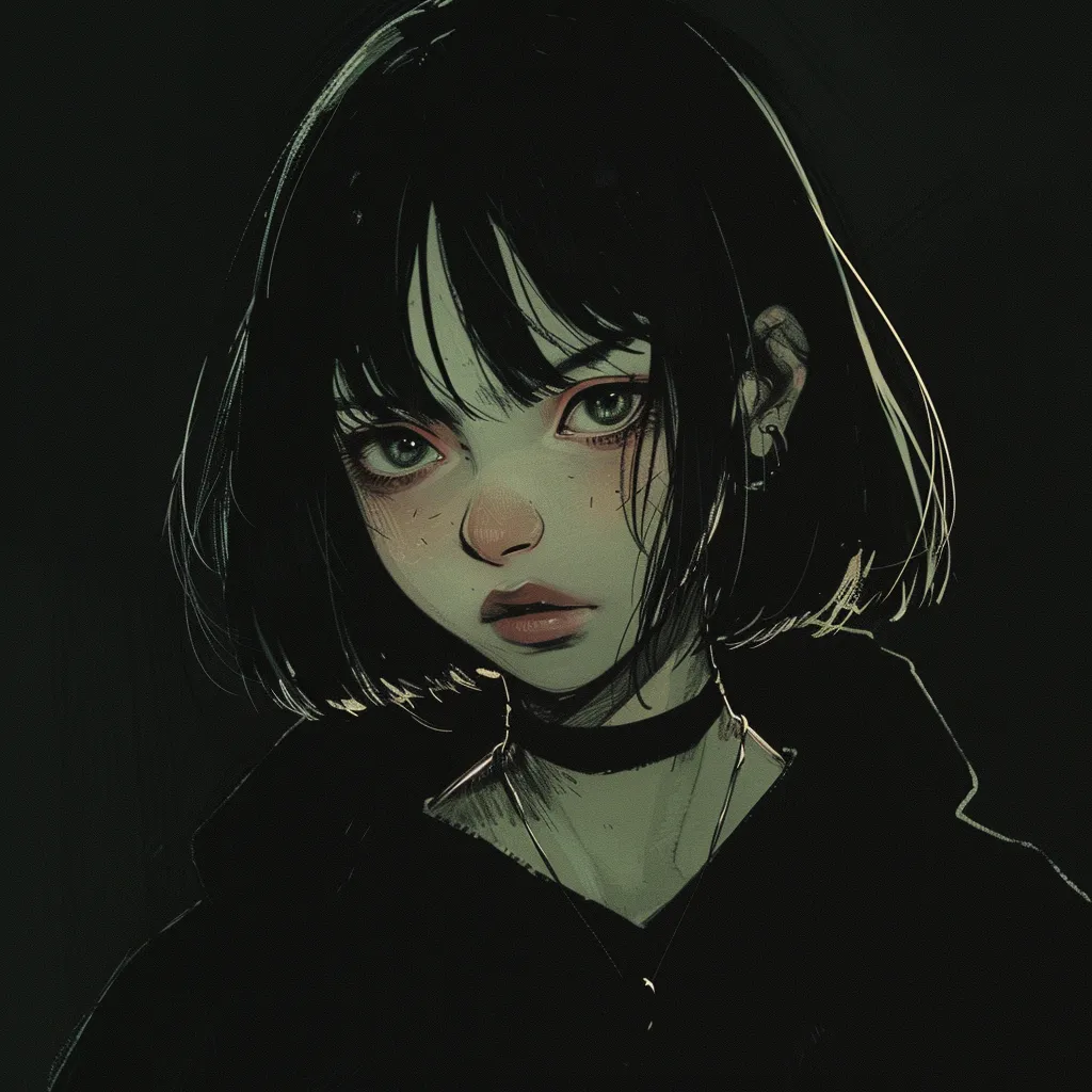 anime pfp  dark