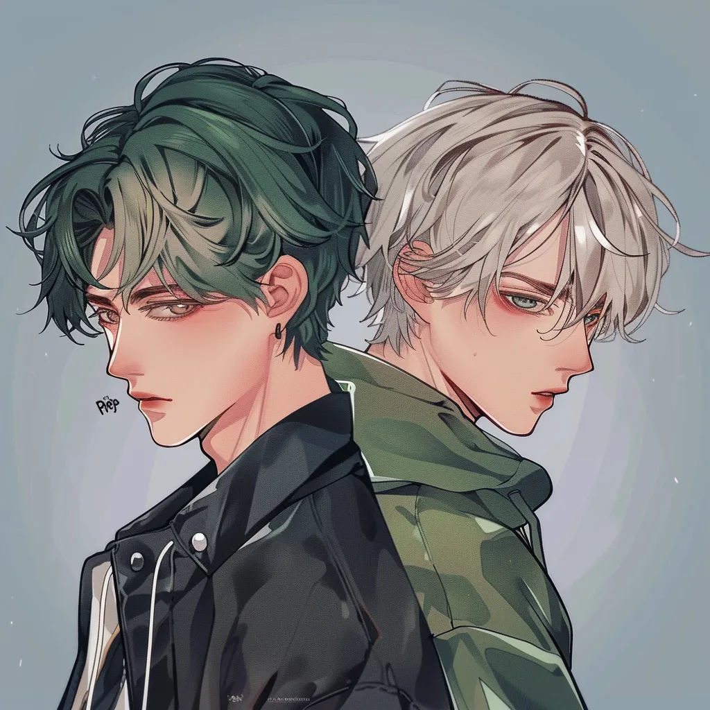 anime matching pfp boy x