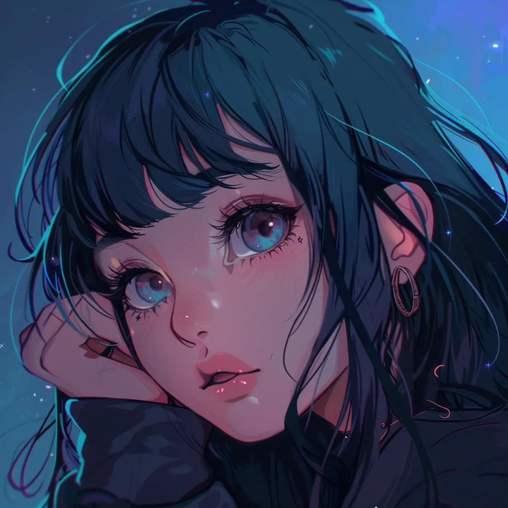 weird anime pfp uta, lofi, nico, unknown, tear