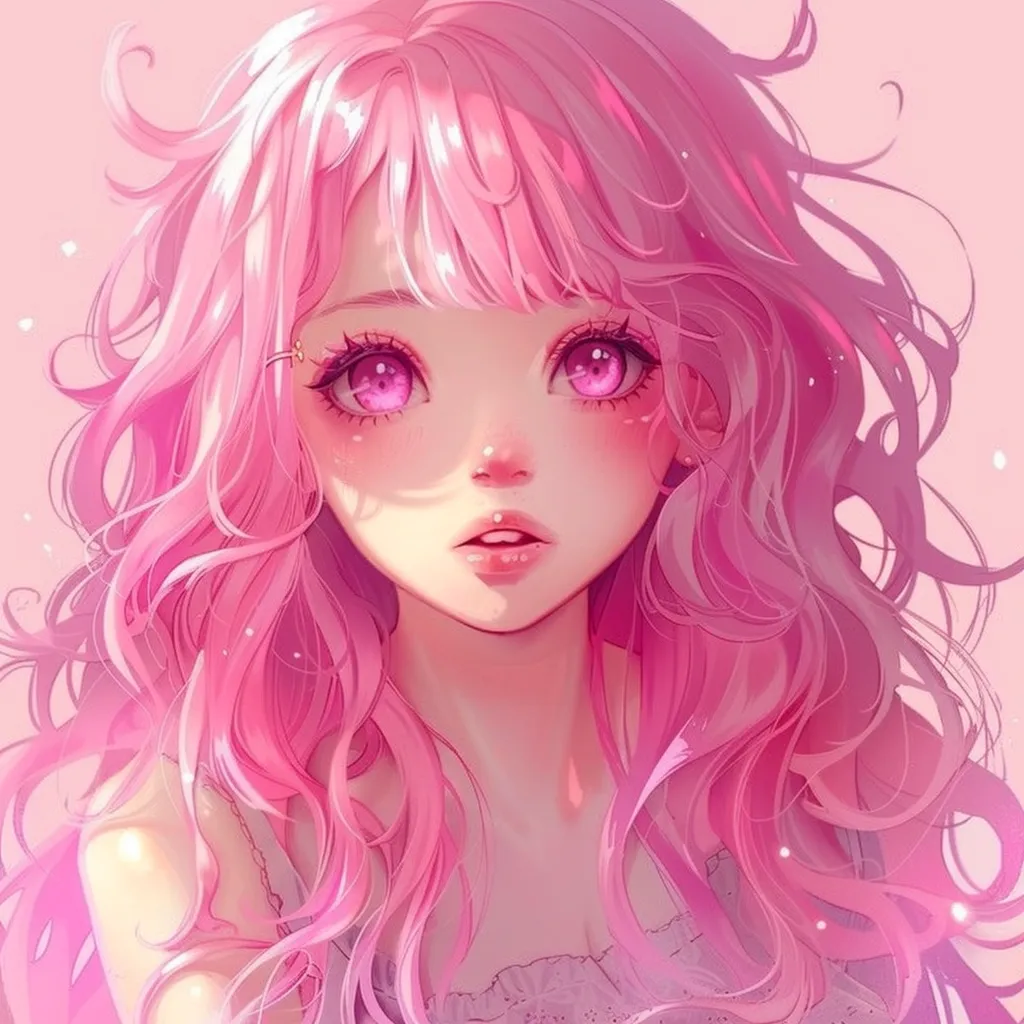 anime pfp ideas pink, luka, madoka, kawaii, unknown