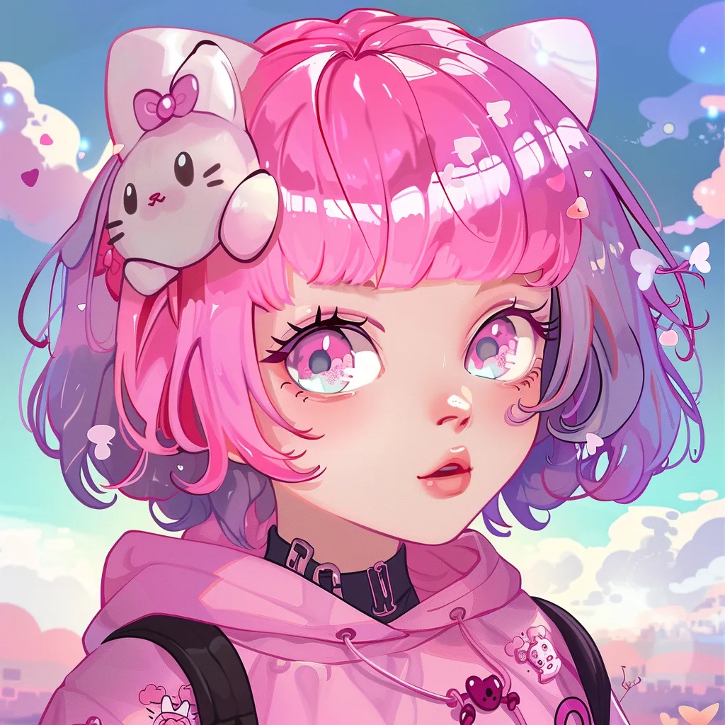 matching pfp for friends hello kitty