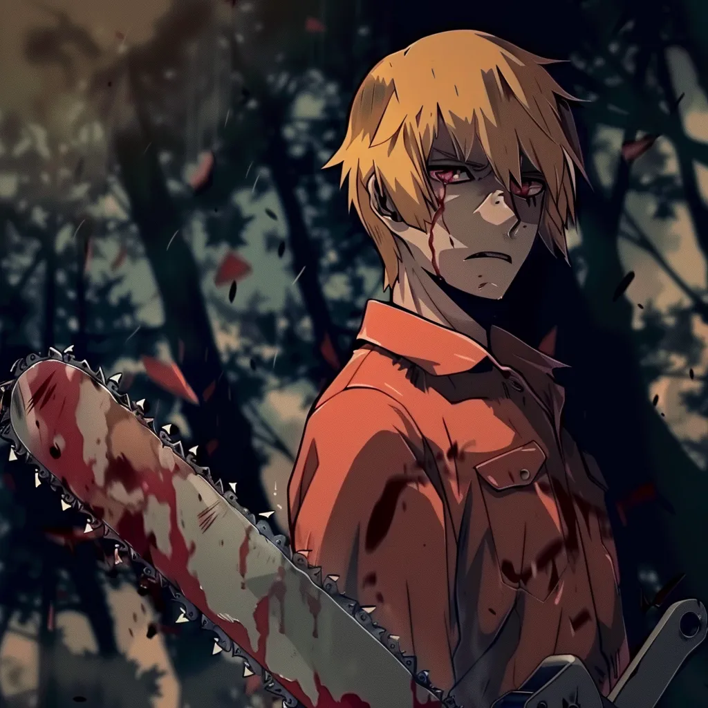 pfp chainsaw man chainsaw, bloody, leon, yashiro, yato