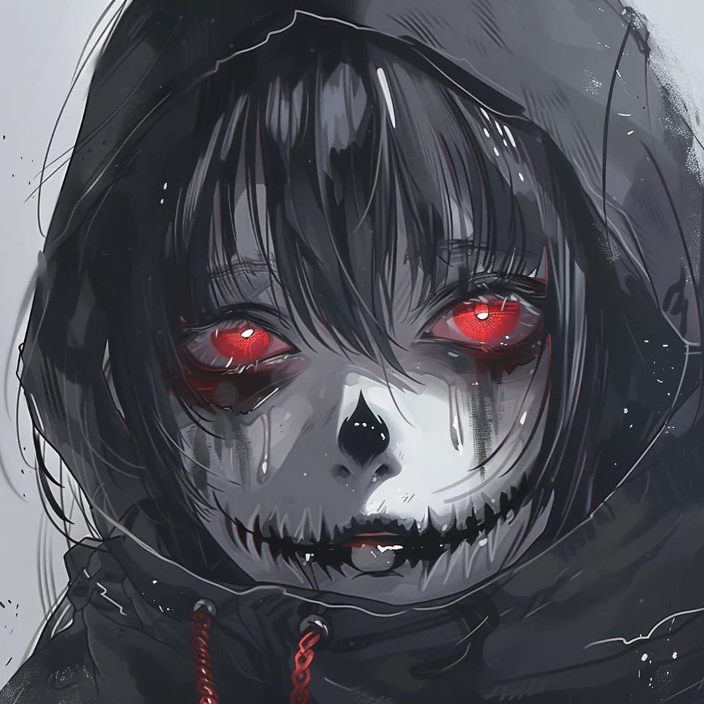 horror anime pfp kuromi, ghoul, berserk, himiko, yandere