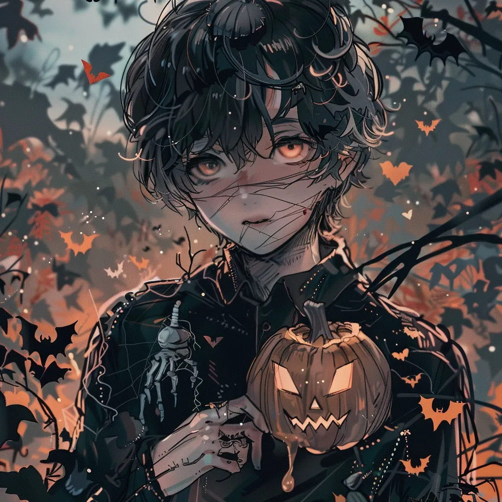 halloween anime pfp boy