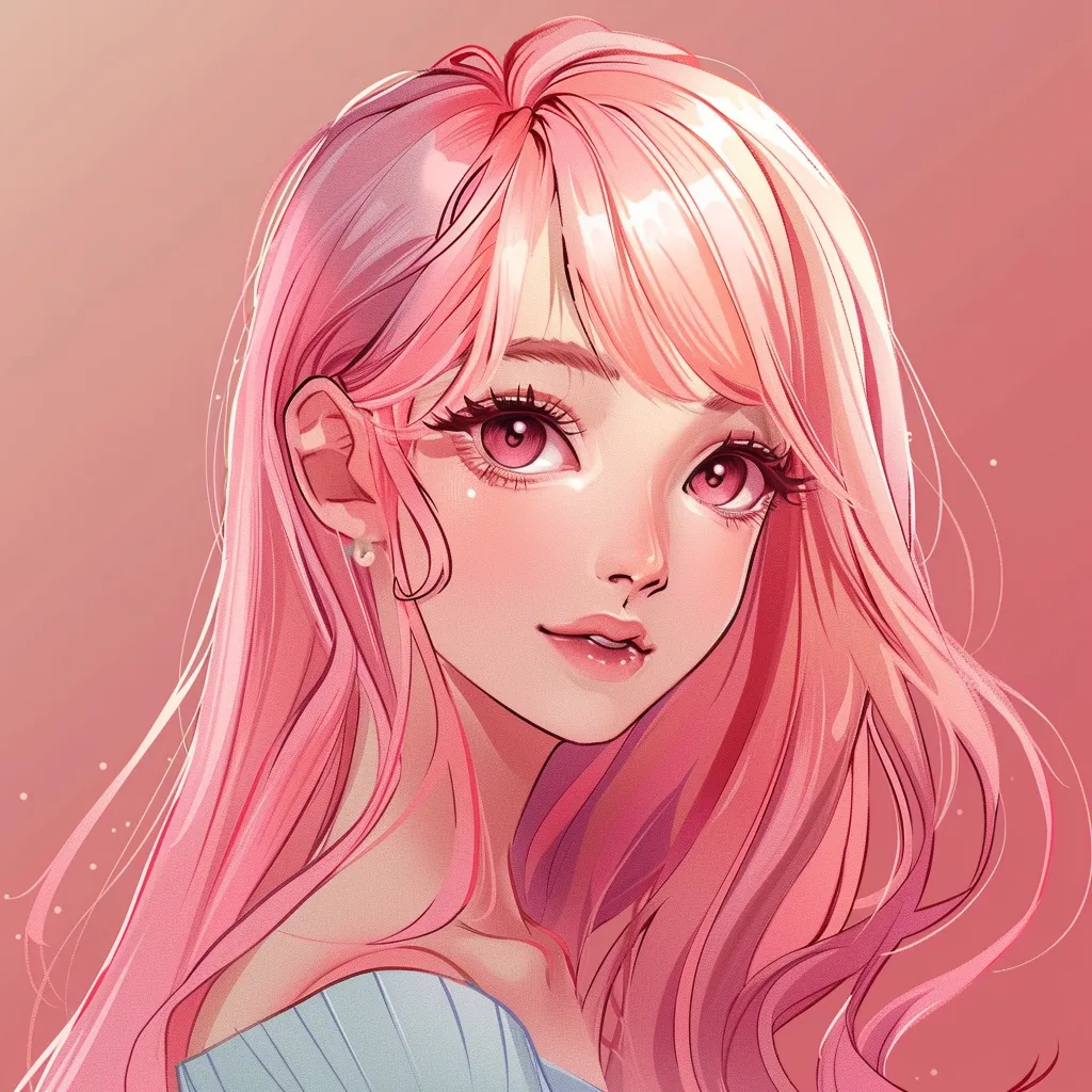 nice anime pfp luka, pink, sakura, marin, xiao