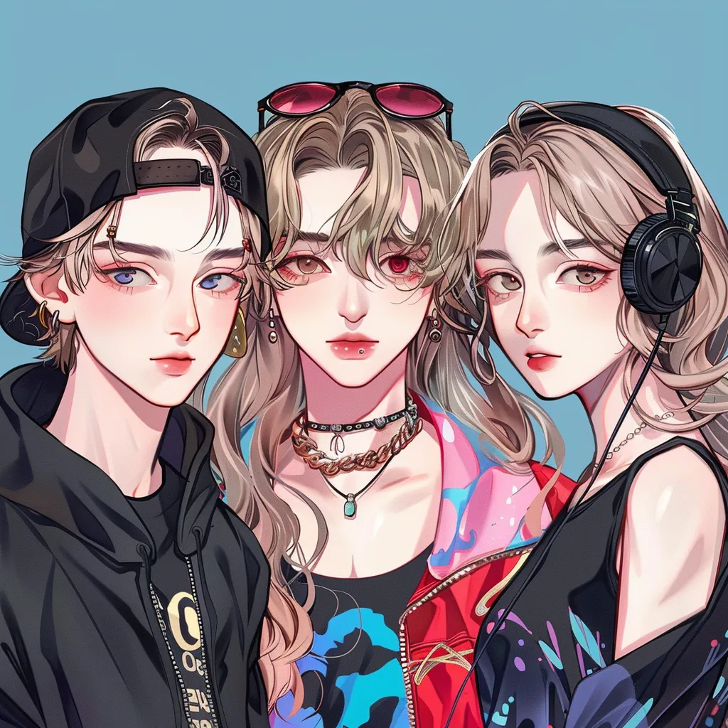 trio anime pfp zepeto, trio, kpop, girls, uta