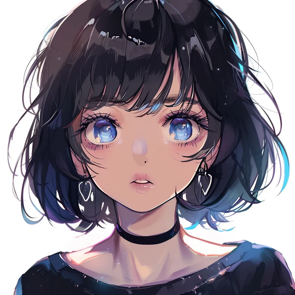 transparent anime pfp megumi, blue, unknown, eyes, tear