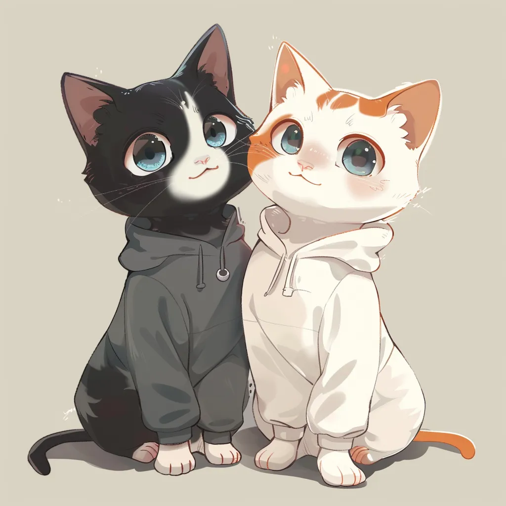 matching pfp for friends cats
