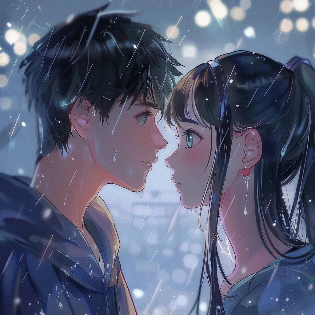 love anime pfp rain, yato, ksing, winter, valentine