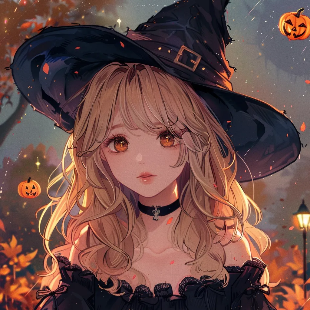 halloween anime pfp girl