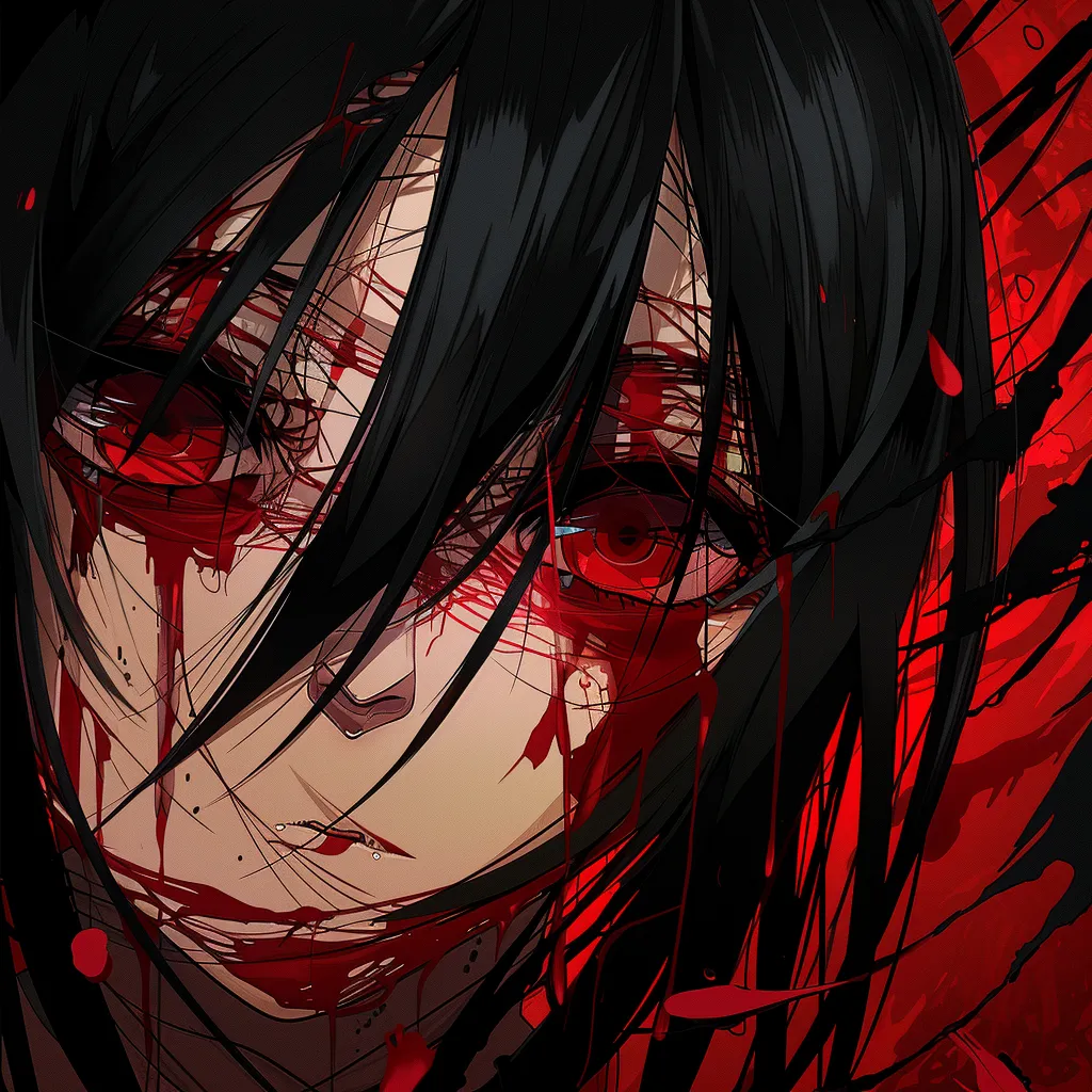 blood anime pfp