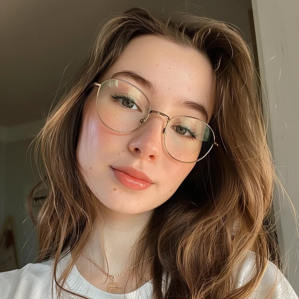 cute pfp for tiktok brown hair