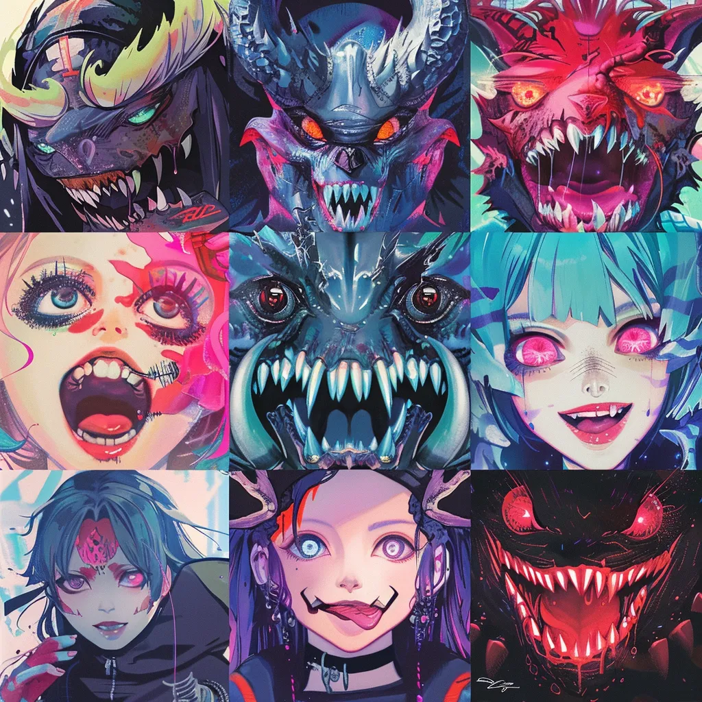 monster anime pfp himiko, uta, fnaf, characters, overlord