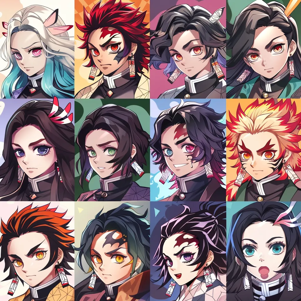 demon slayer matching icons bungou, uta, characters, pfp, pfps