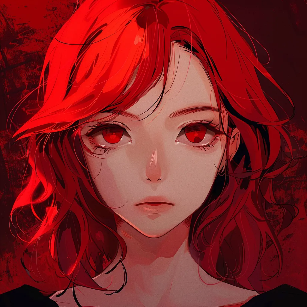 red anime pfp discord