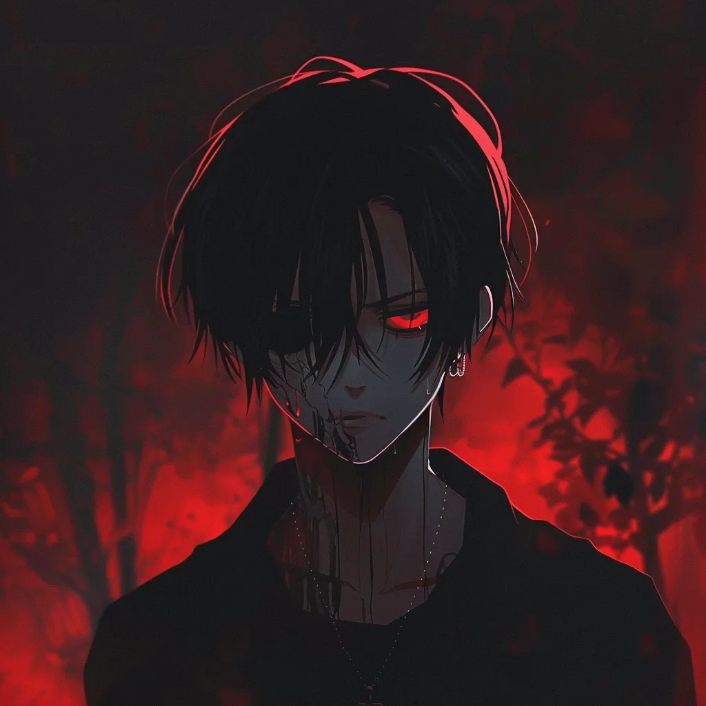 discord dark aesthetic anime pfp