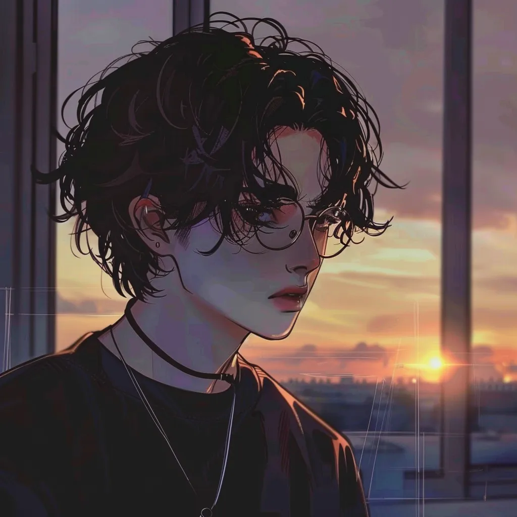 pfp aesthetic pinterest lofi, aesthetic, champloo, levi, lonely