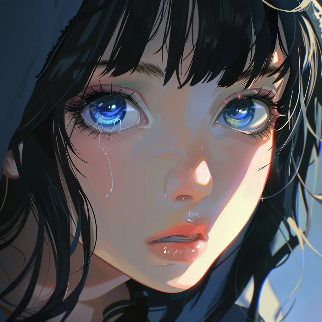best anime pfp 4k tear, study, upset, eyes, emotion