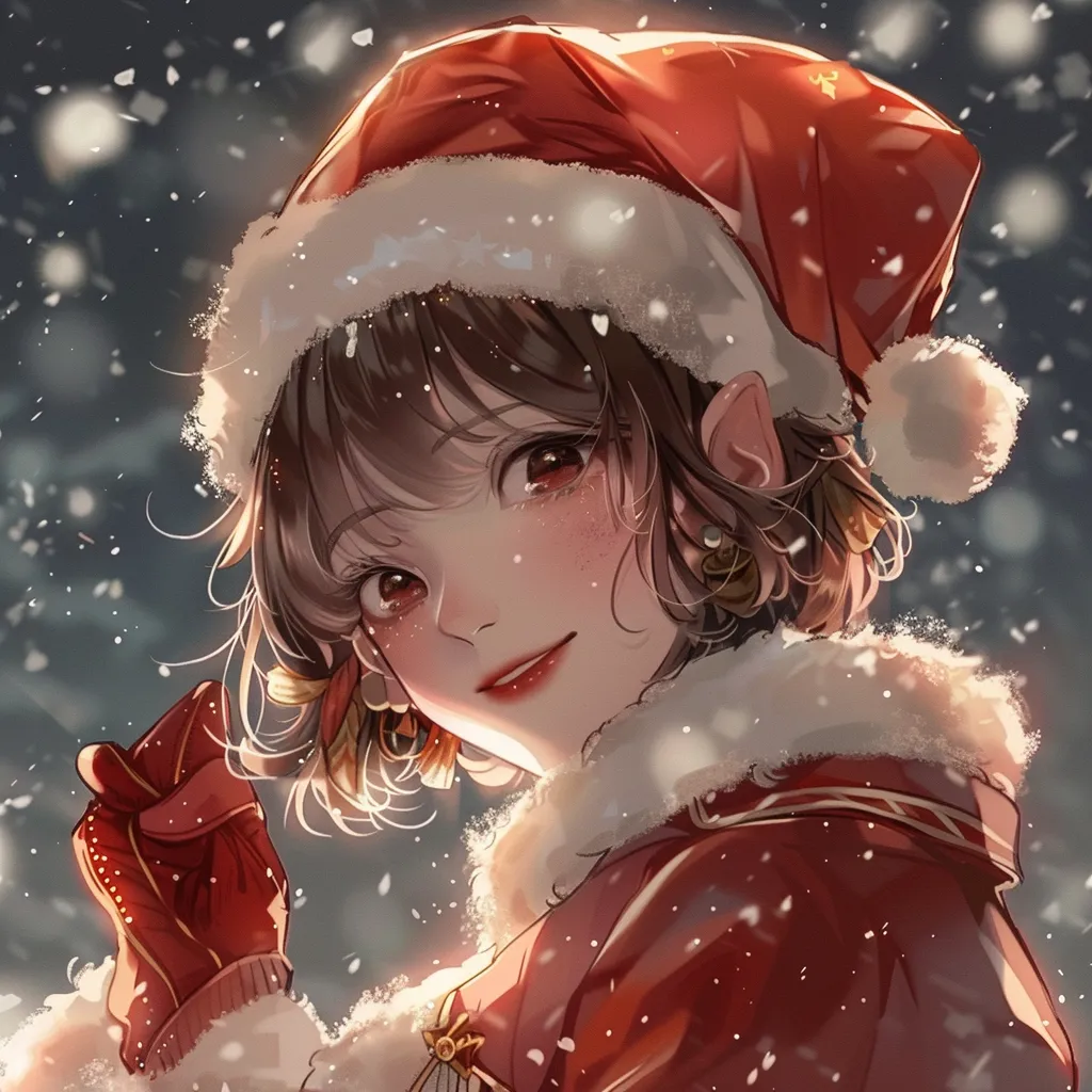 christmas anime pfp