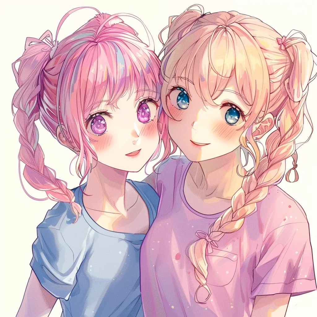 cute matching pfp for best friends not anime