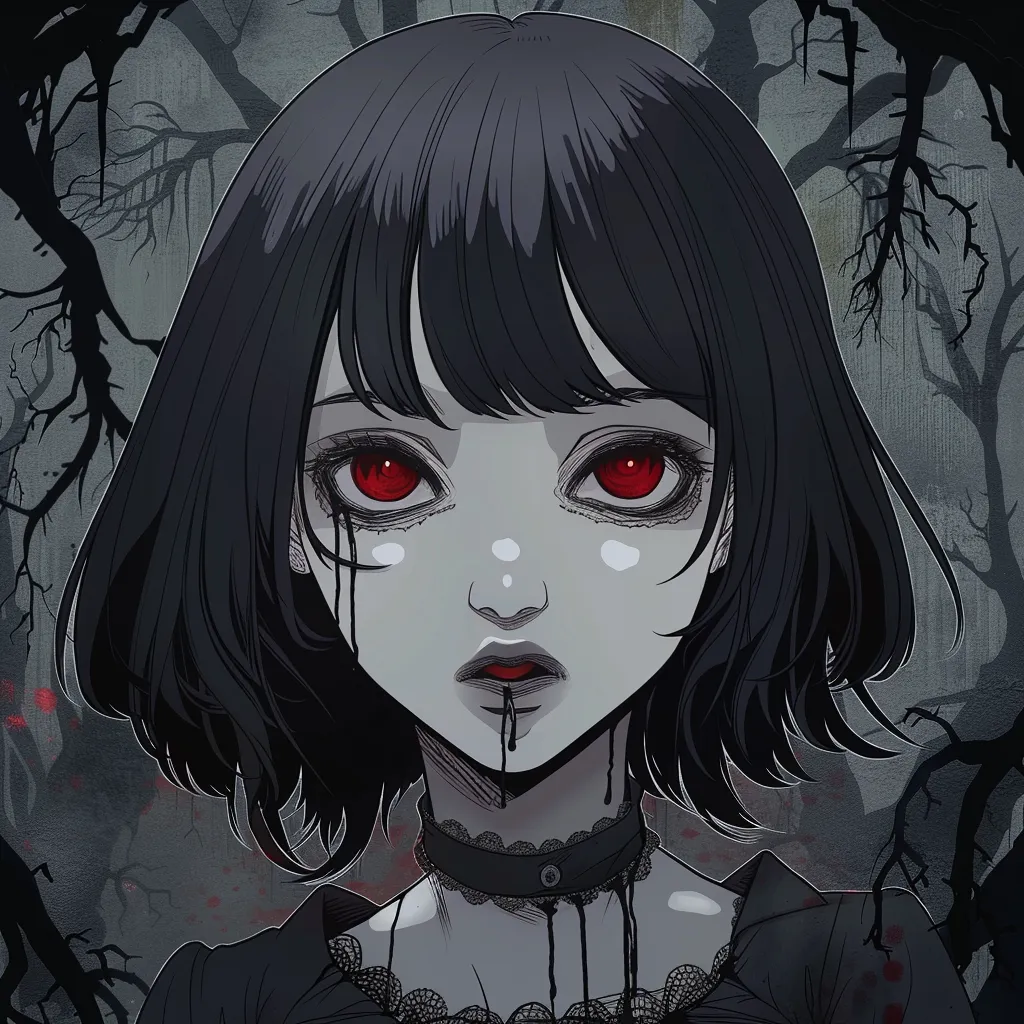 horror anime pfp