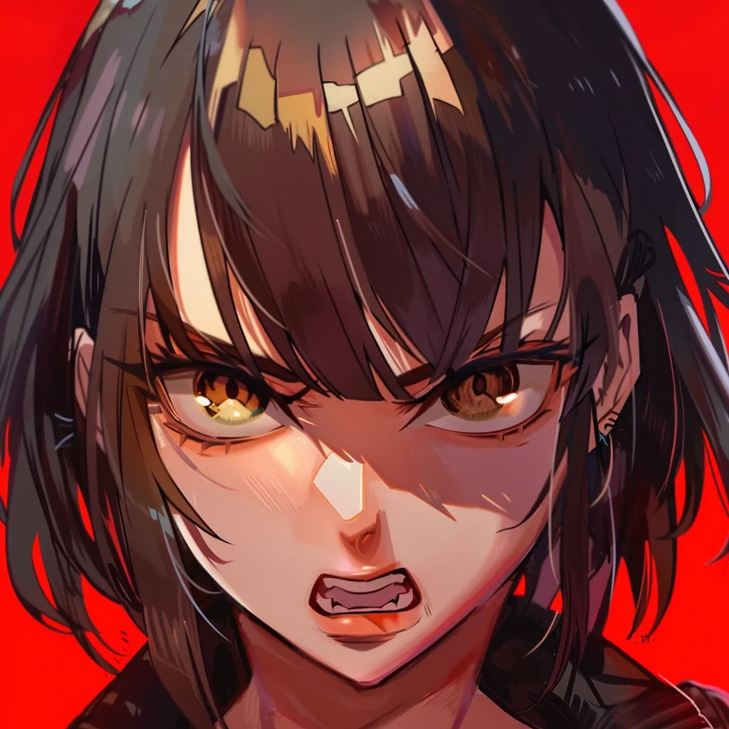 rage anime pfp bungou, angry, kirishima, nobara, megumi