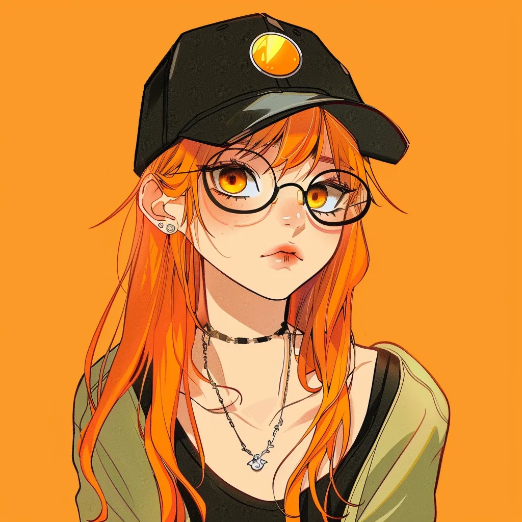 orange anime pfp nami, glasses, orange, orihime, crunchyroll