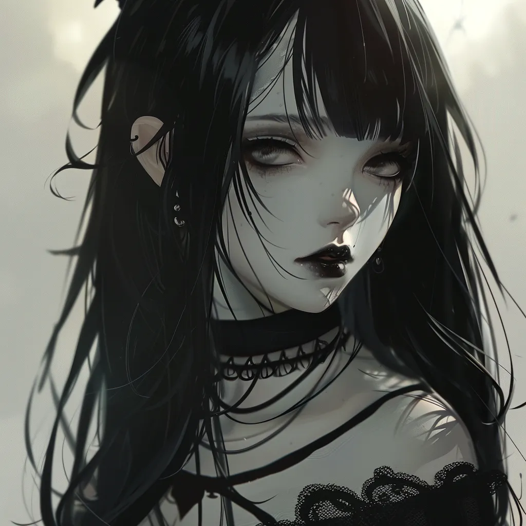 goth anime pfp pinterest