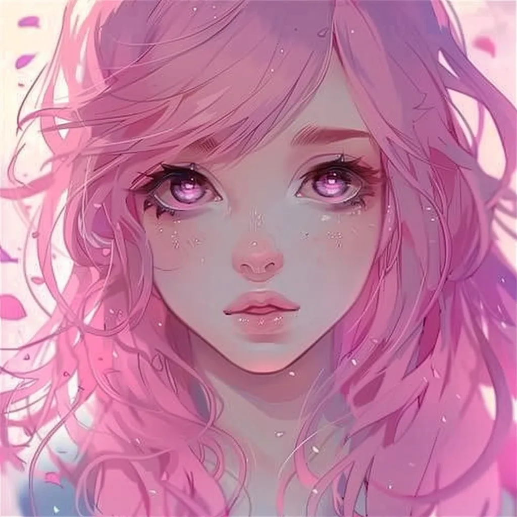 pink anime pfp pinterest