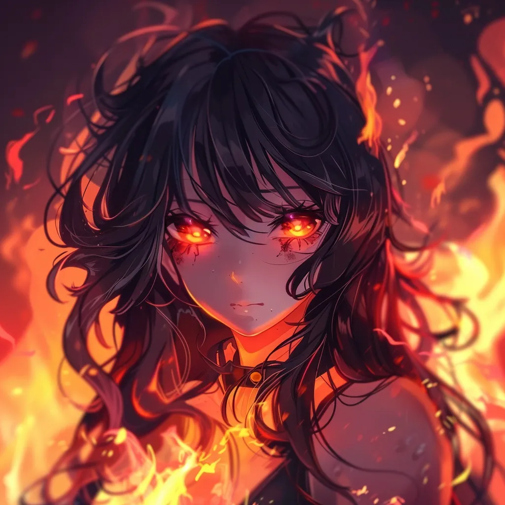 fire anime pfp discord