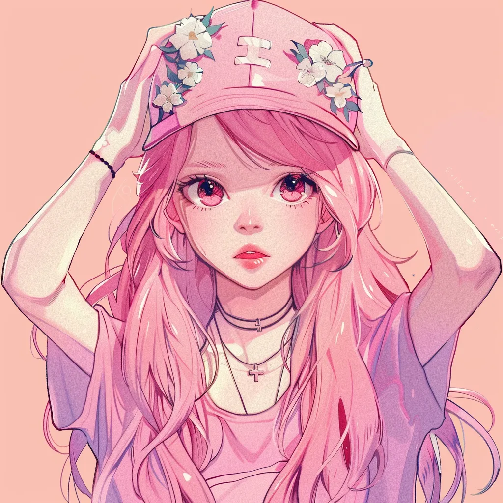 anime pfp ideas pink, kawaii, aesthetic, unknown, luka