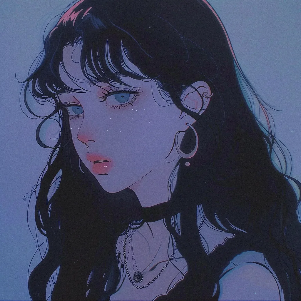 y2k anime girl pfp aesthetic