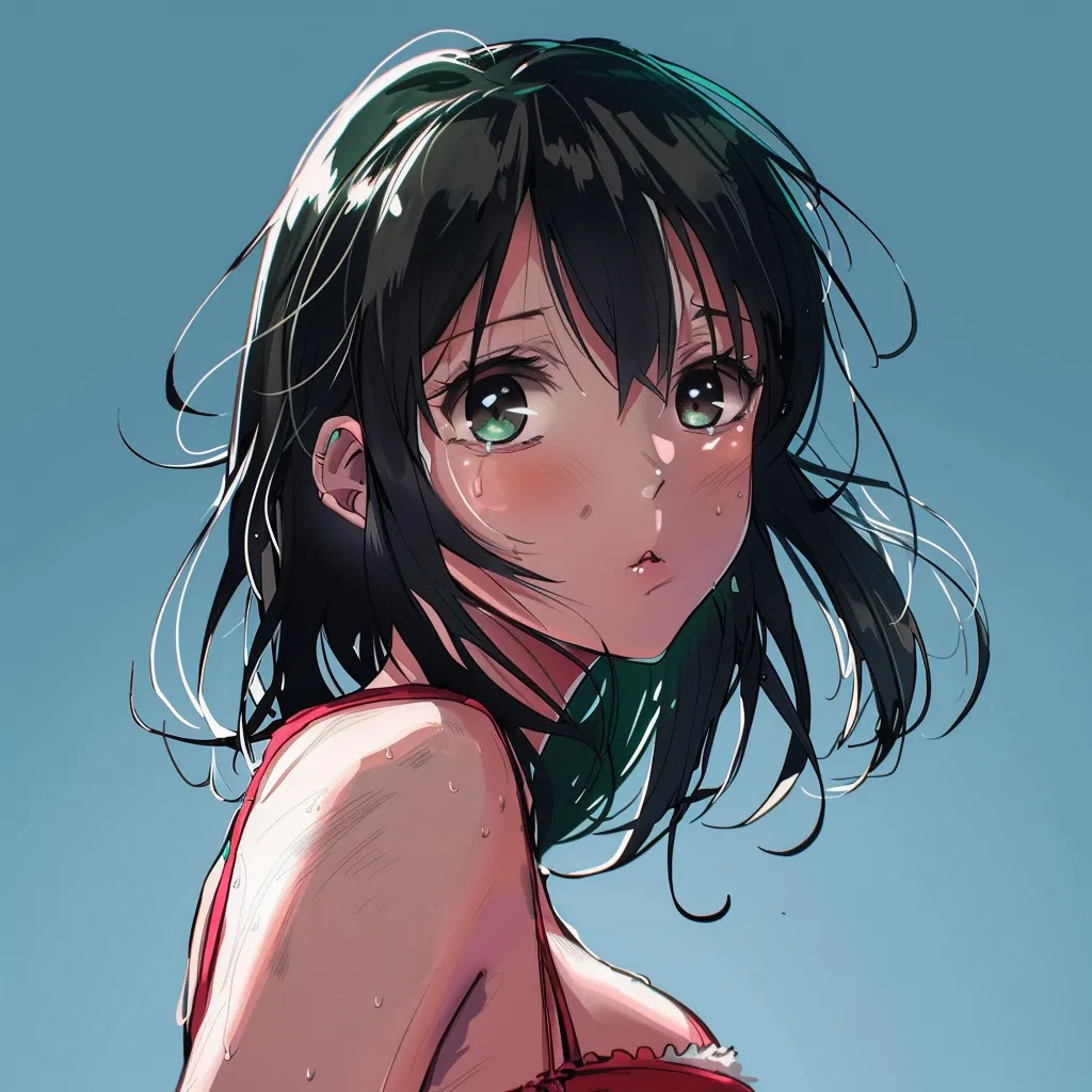 sweaty anime pfp nico, megumi, unknown, eren, hatsune