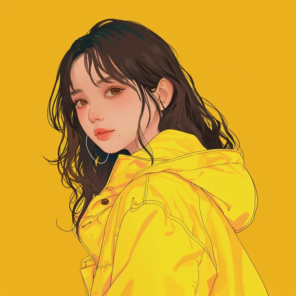 yellow anime pfp yellow, study, hoodie, lisa, wonyoung
