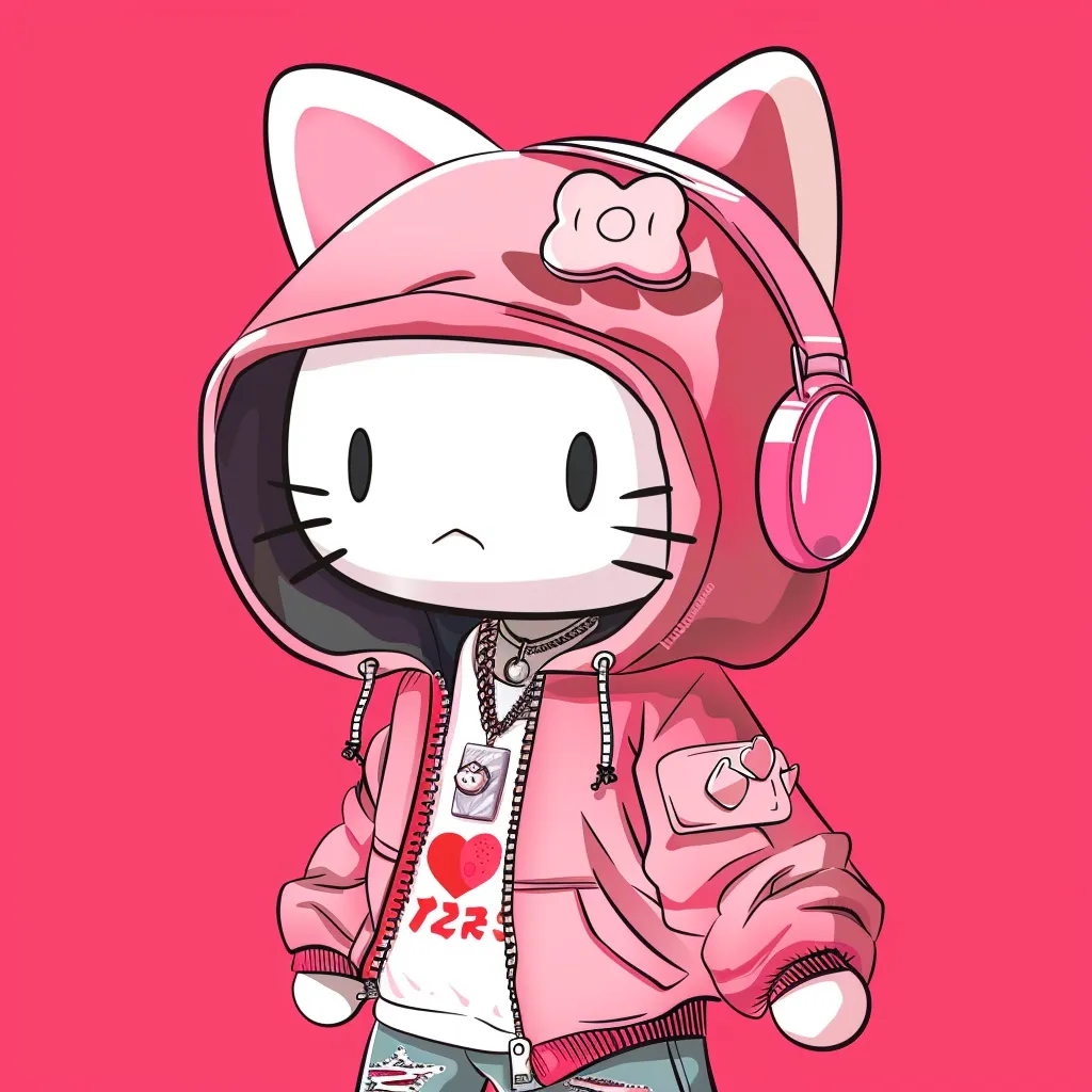 cute hello kitty pfp y2k