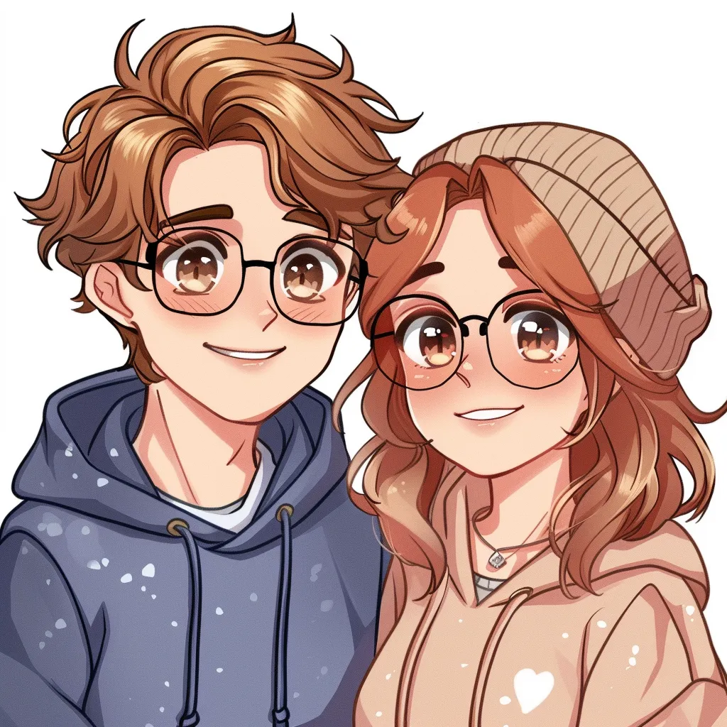 matching pfp for friends boy and girl