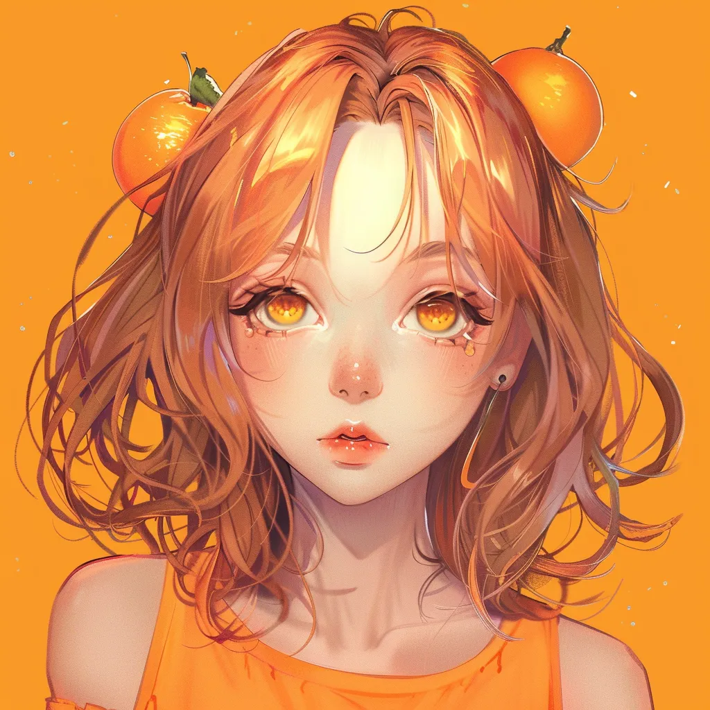 orange anime pfp orange, nami, yellow, shinobu, orihime