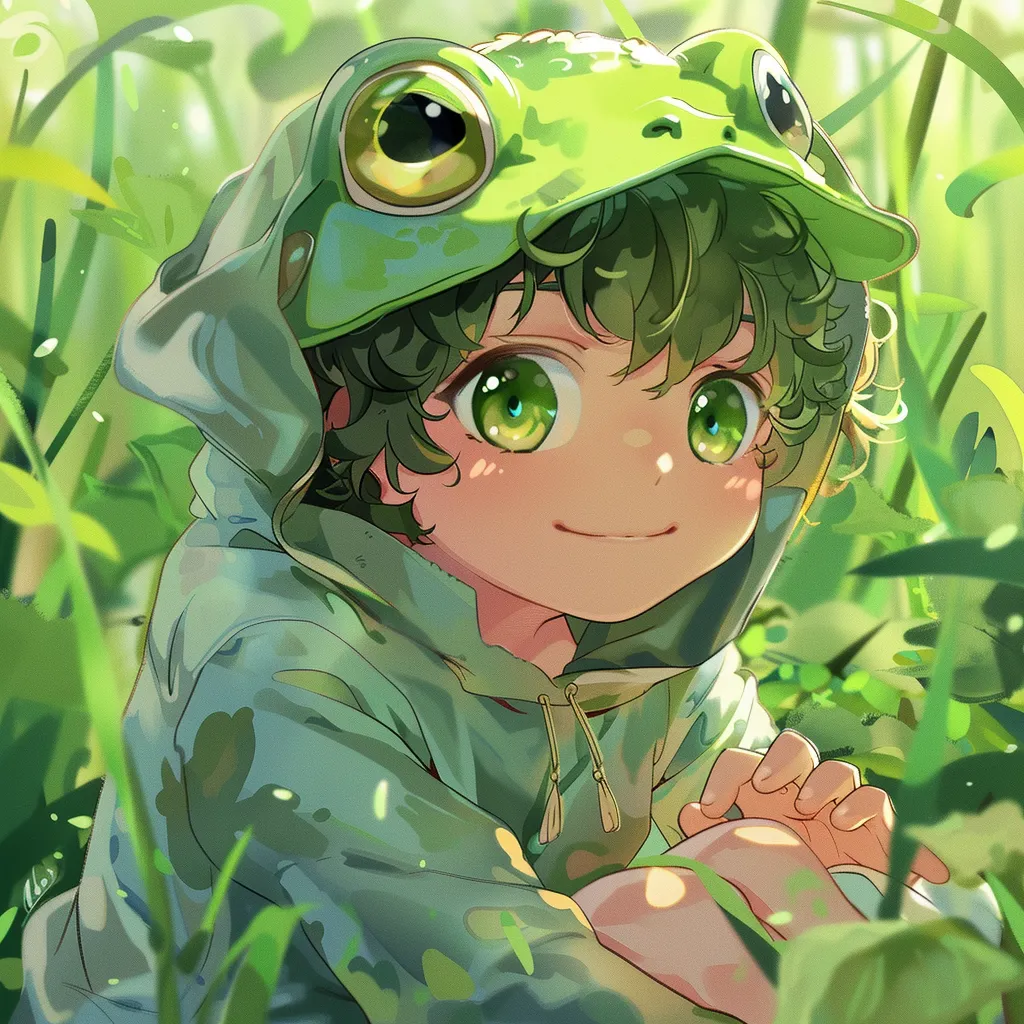 cute frog boy pfp