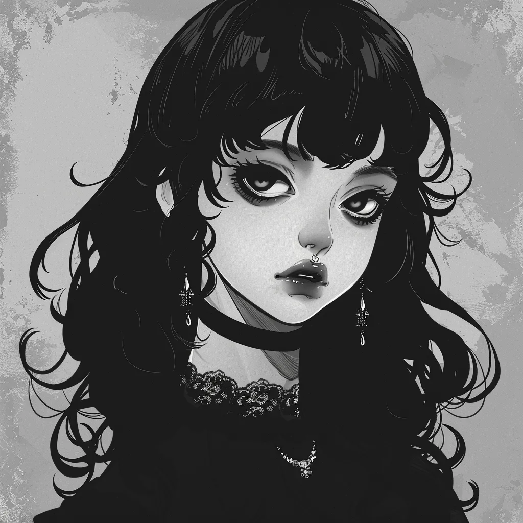 goth anime pfp pinterest