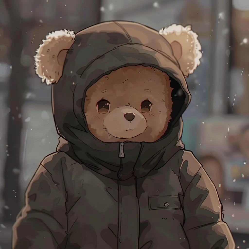 cute bear pfp aesthetic